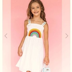 COPY - NWT LOLA & THE BOYS- gorgeous crystal rainbow dress